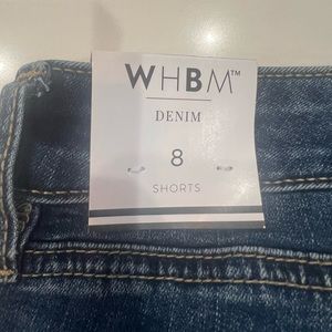 Brand new with tags White House, Black market, medium wash denim shorts